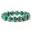 Vòng tay phong thủy đá lông công malachite (7730)